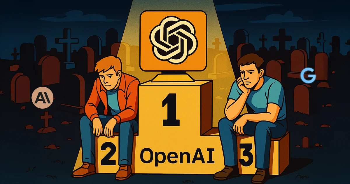 OpenAI auf Platz 1 auf dem Podest